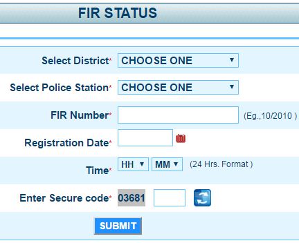FIR status online Tamil Nadu Police